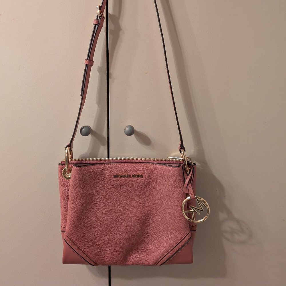 Michael Kors pink crossbody bag